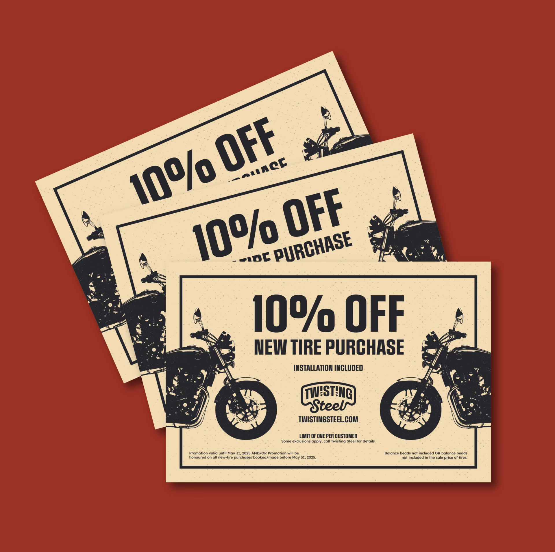 Twisting Steel Coupon Mockup - Webkind - Web Design Edmonton