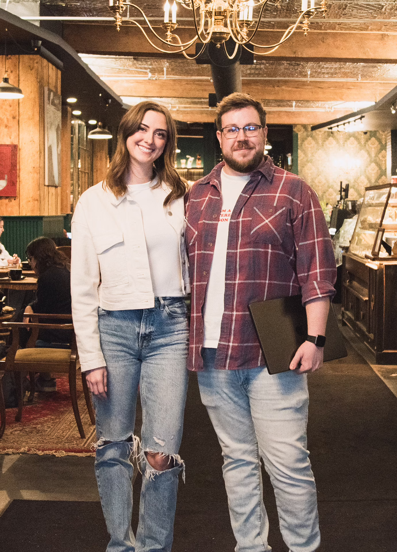 Webkind - Web Design Edmonton - Keegan and Kate at Fawkes Cafe and Bakery 2